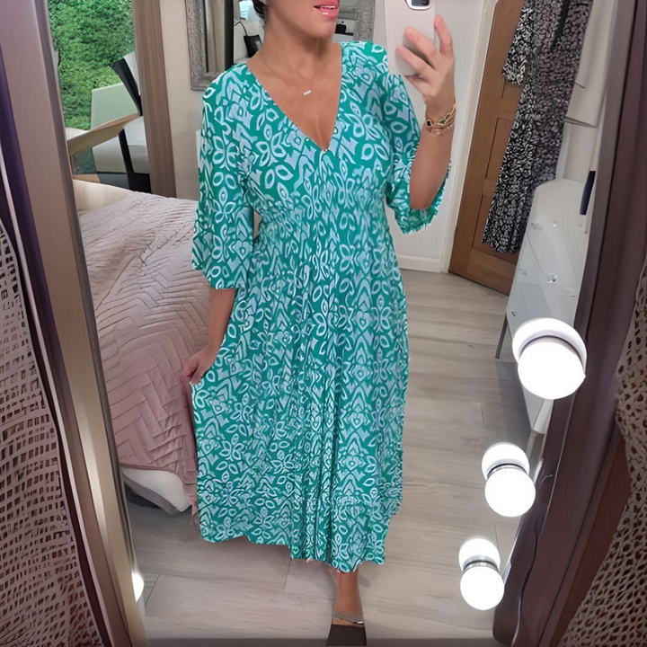 Josefine™ | Boho Mønstret Kjole