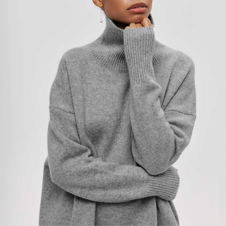 Sofie™ | Elegant Strikket Cardigan med Bløde Lommer