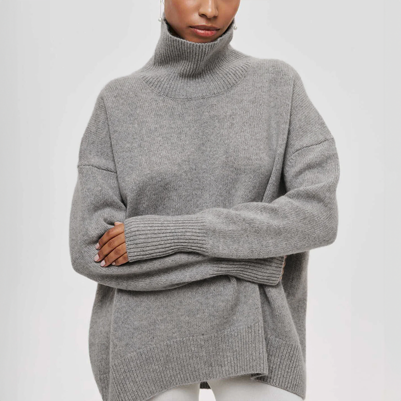 Sofie™ | Elegant Strikket Cardigan med Bløde Lommer