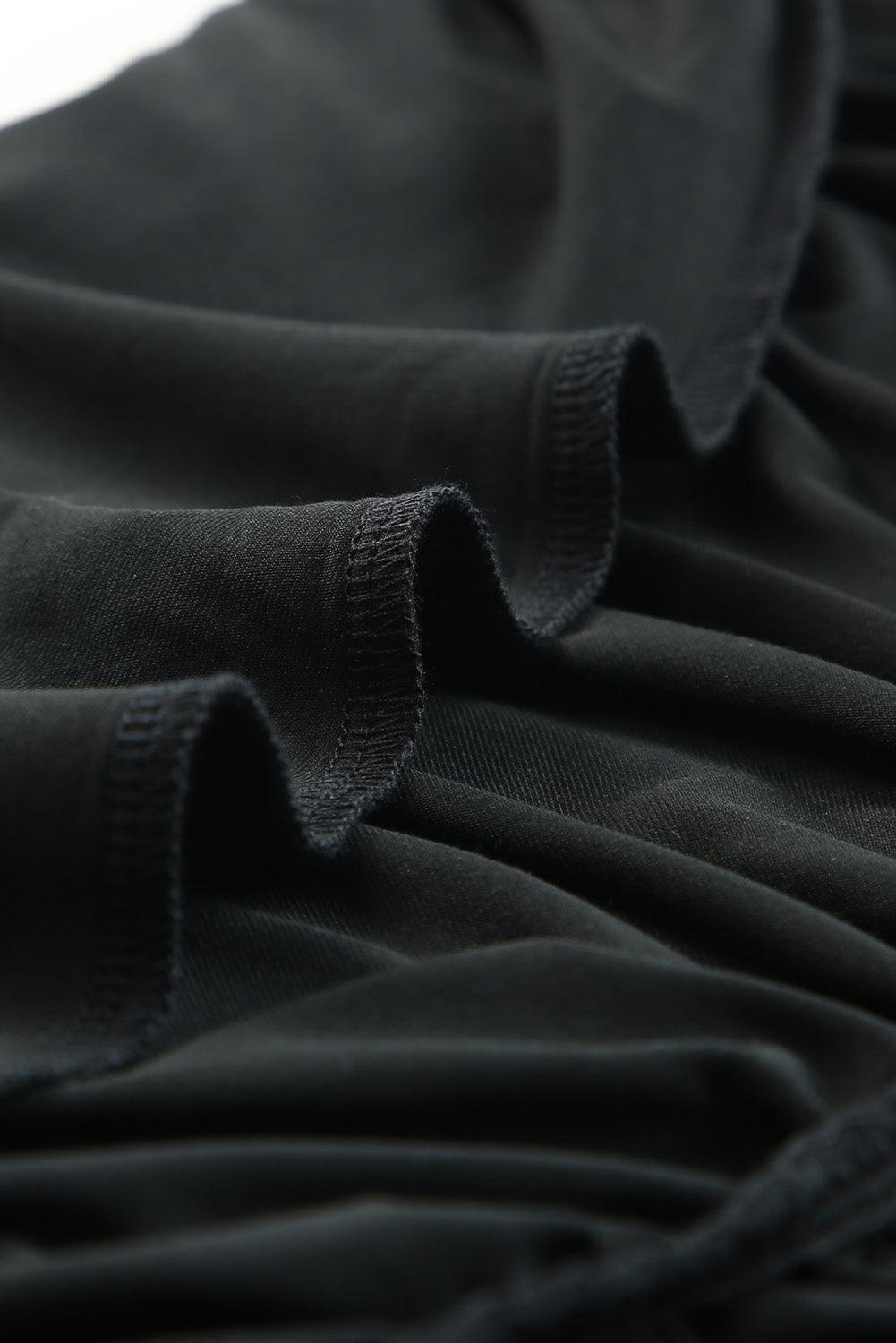 Asta™ | Elegant Ensfarvet Bodycon Kjole med Ruching