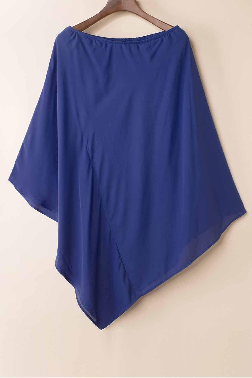Cornelia™ | Elegant One-Shoulder Mini Kjole med Flagermusærmer