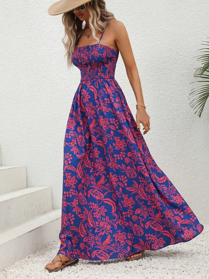Vibeke™ | Blomsterprint Samlet Cami Kjole