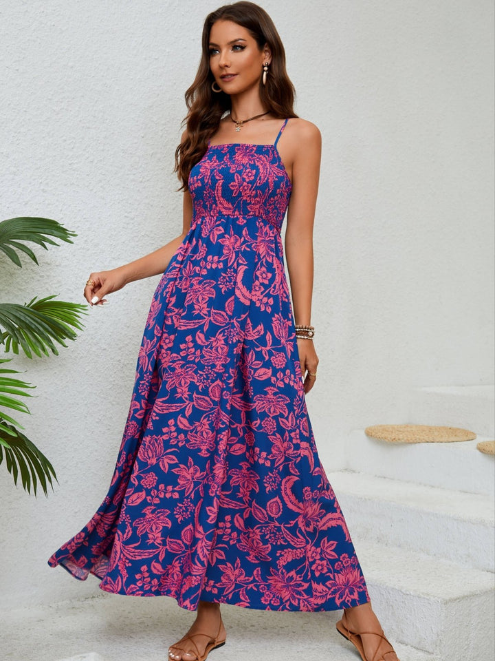 Vibeke™ | Blomsterprint Samlet Cami Kjole
