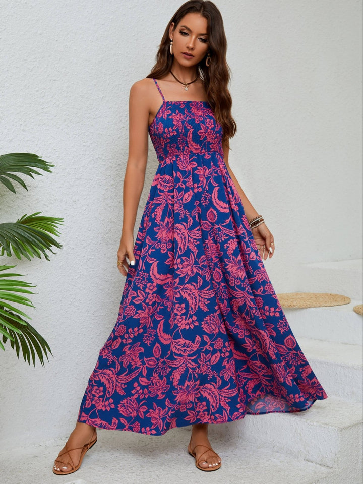 Vibeke™ | Blomsterprint Samlet Cami Kjole