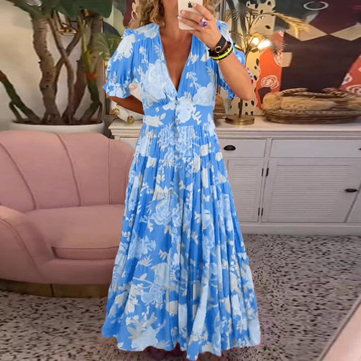 Floriana™ | Livlige Blomsterkjole
