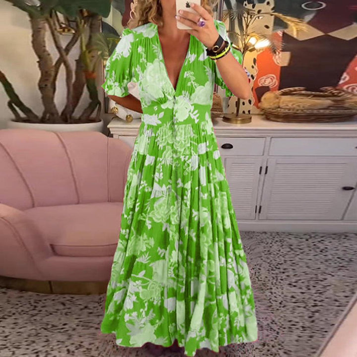 Floriana™ | Livlige Blomsterkjole