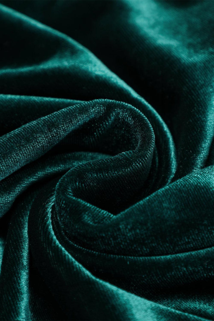 Karla™ | Elegant Velour Bodycon Kjole med Pufærmer