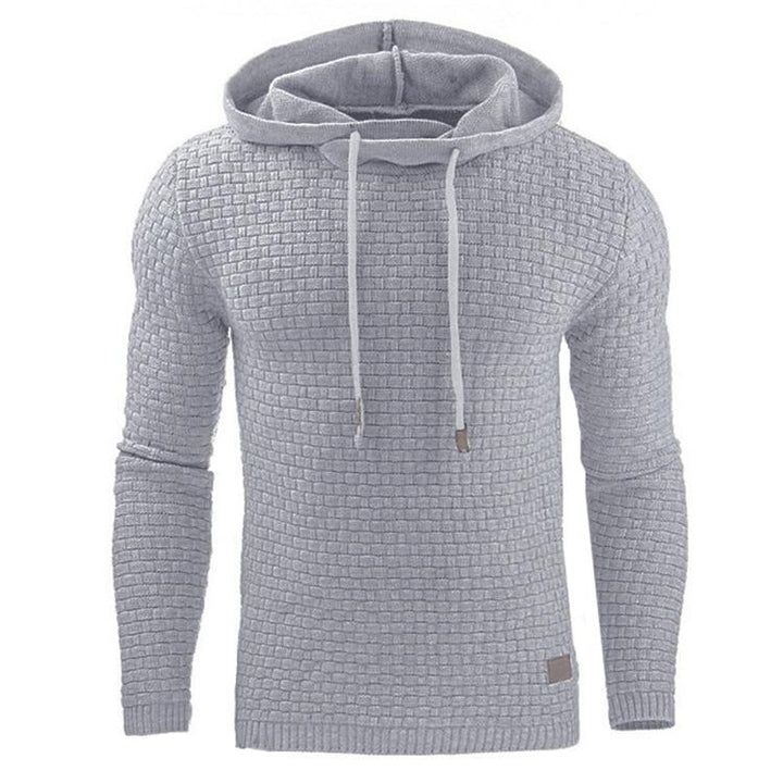 Claus | Herre Hoodie med Struktur og Justerbar Hætte