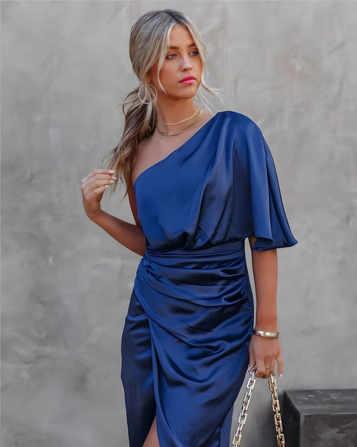 Kyra™ | Elegant Silkekjole med Slids