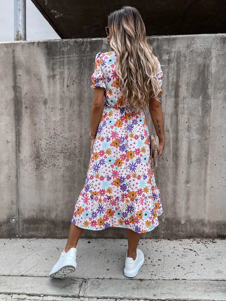 Naila™ | Elegant Blomsterkjole