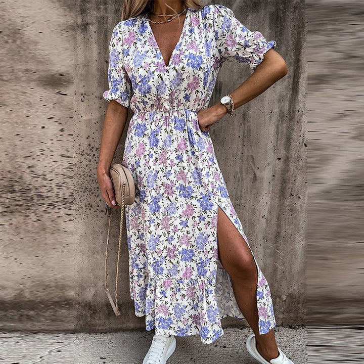 Naila™ | Elegant Blomsterkjole