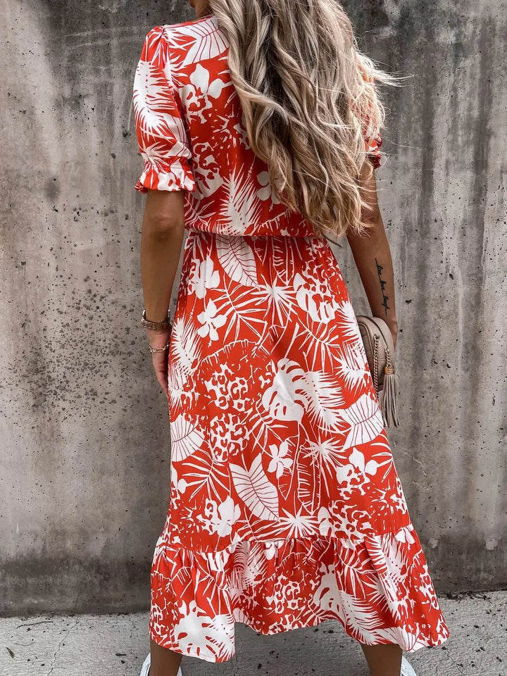 Naila™ | Elegant Blomsterkjole
