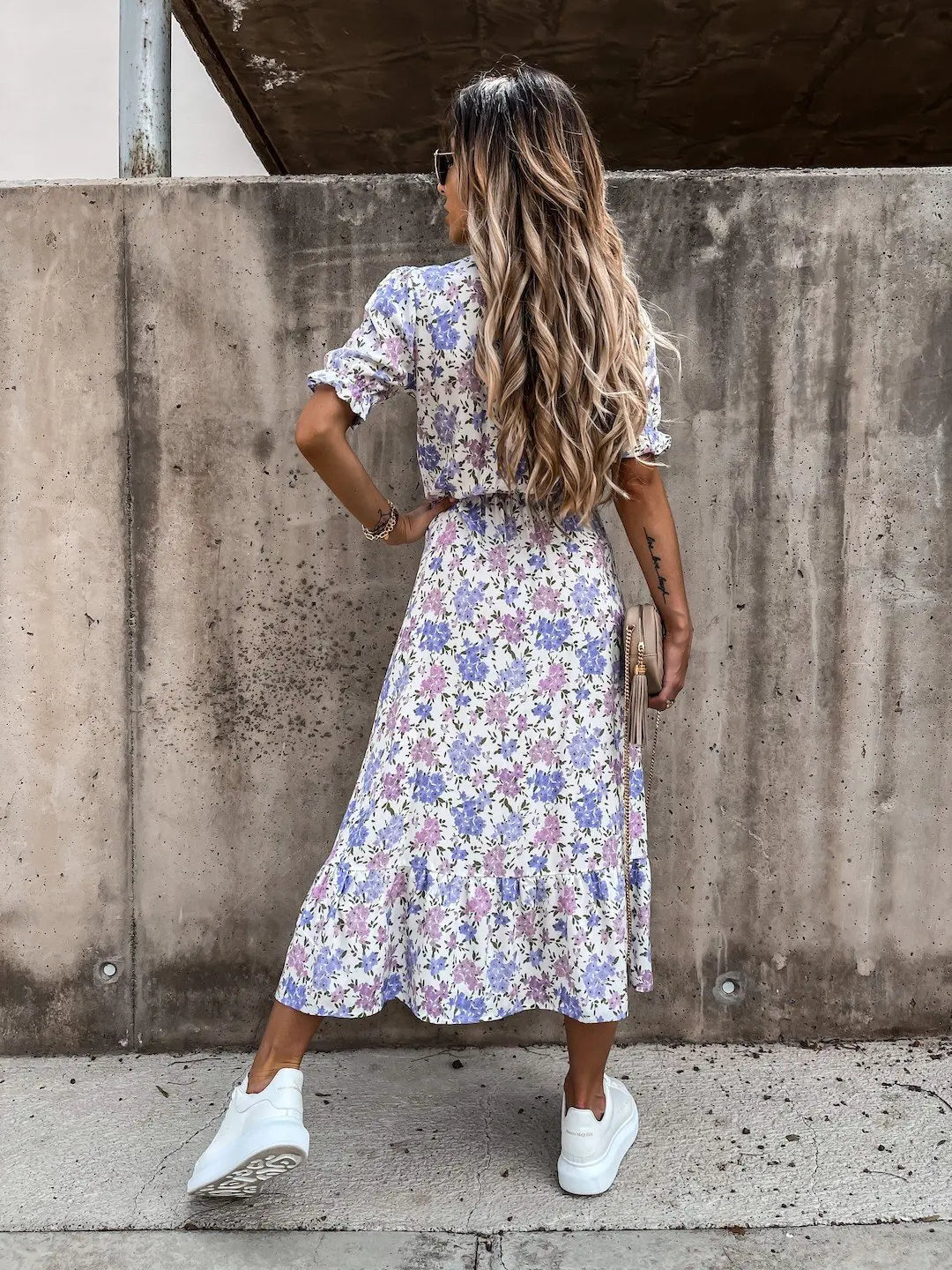Naila™ | Elegant Blomsterkjole