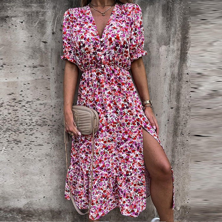 Naila™ | Elegant Blomsterkjole