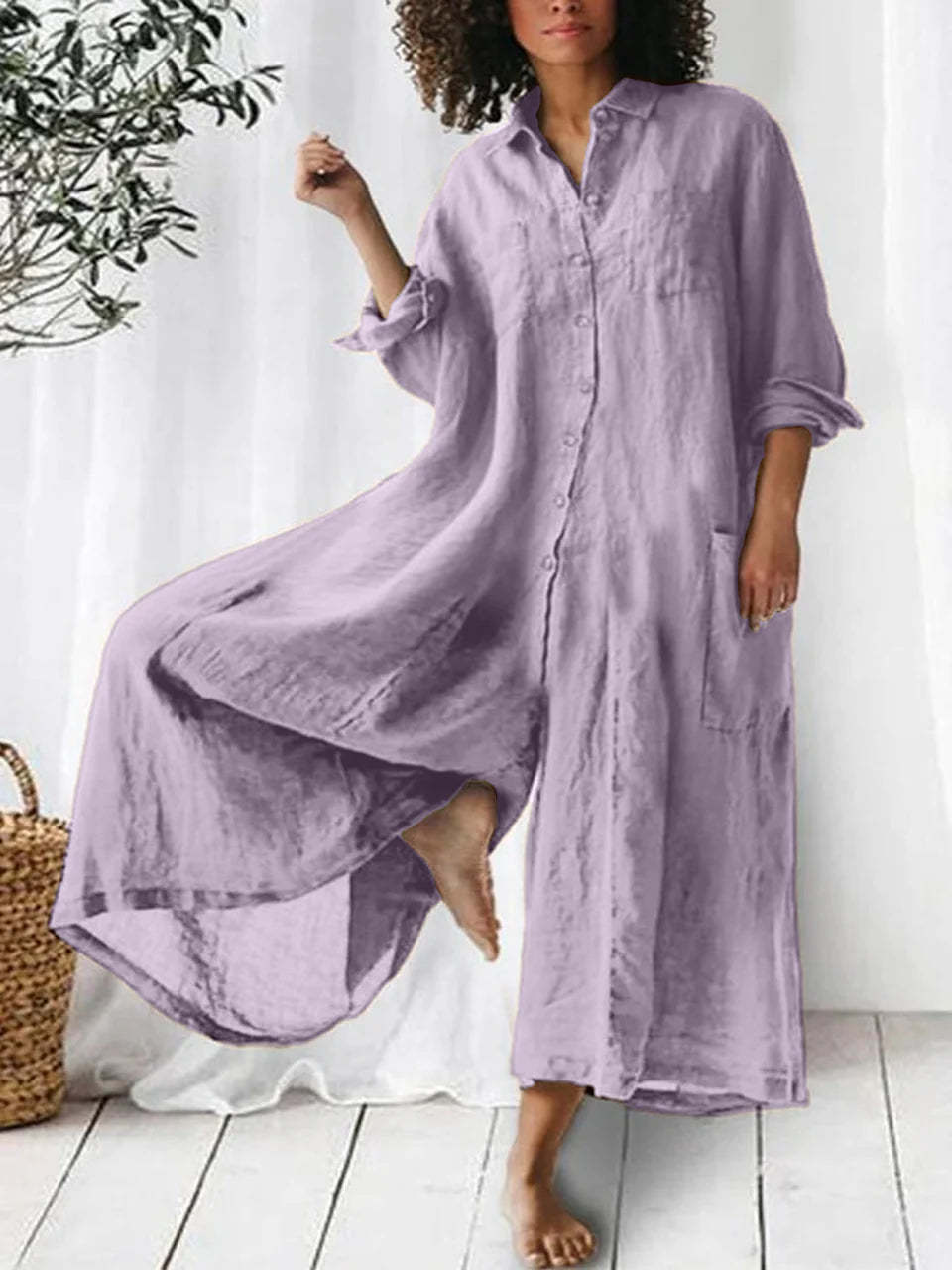 Filippa™ | Serenity Playsuit i Hør