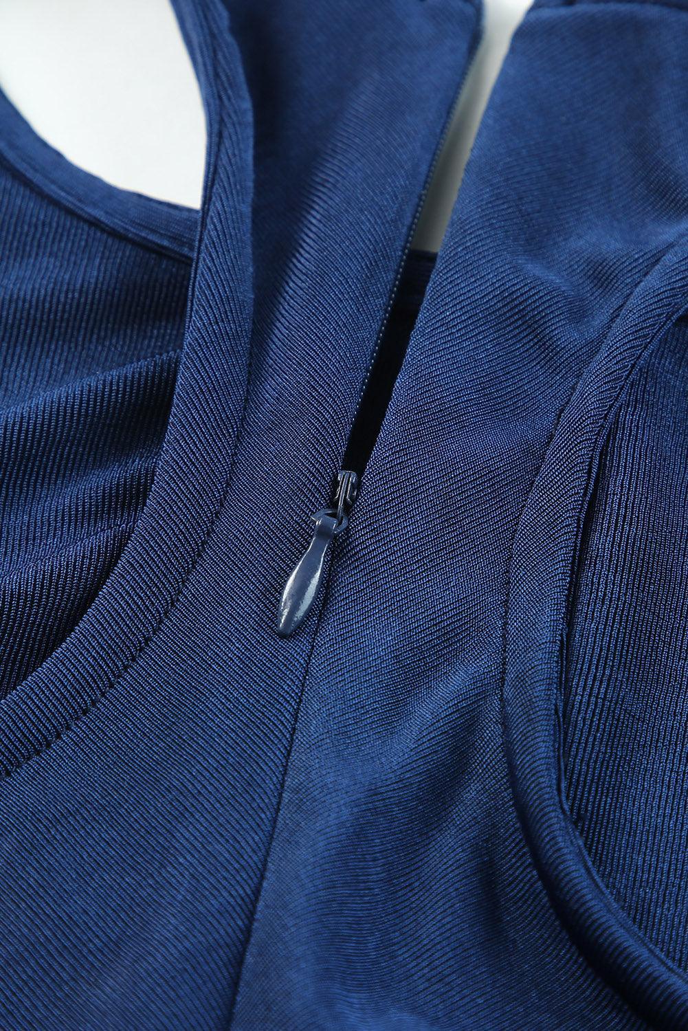 Josefine™ | Racerback Ribbet Midi Kjole