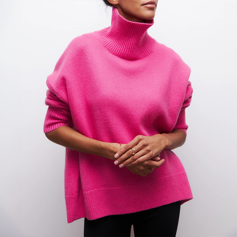 Sofie™ | Elegant Strikket Cardigan med Bløde Lommer
