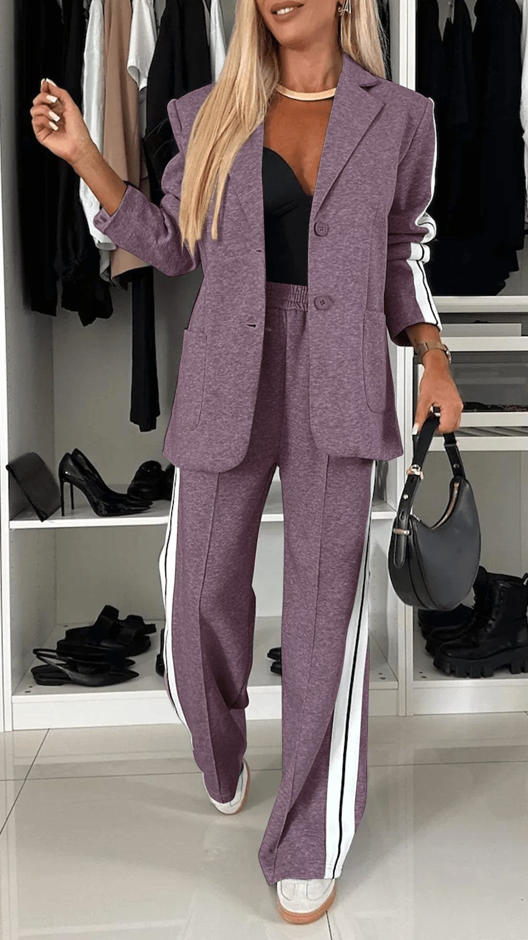 Nina™ | Stilfuld casual tracksuit sæt