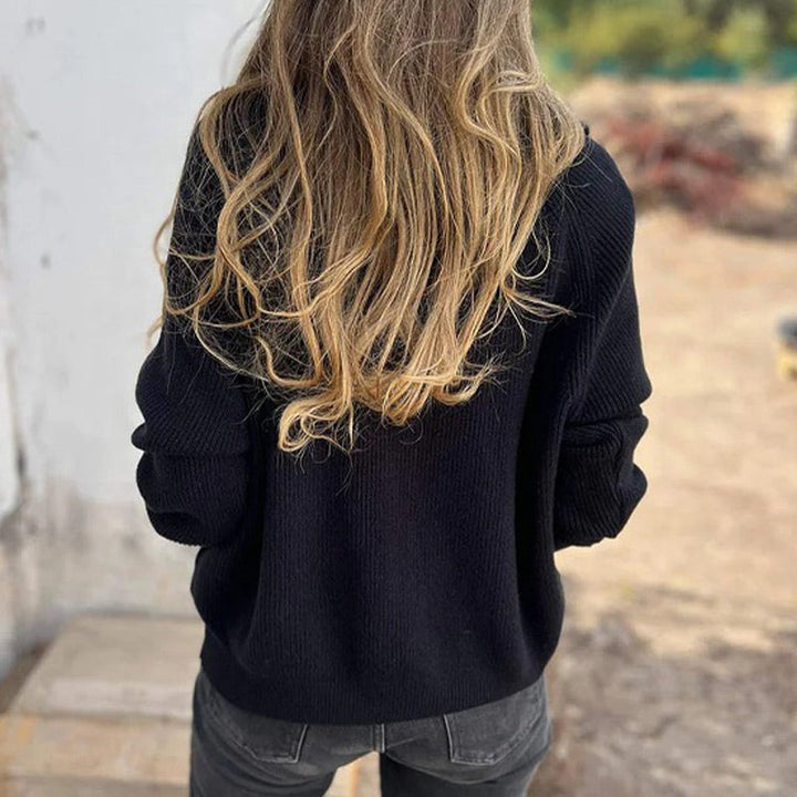 Nora | Komfortabel Halv Zip Sweater