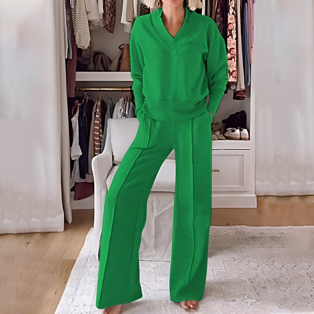 Ellinor™ | Stilfuldt behageligt loungewear sæt