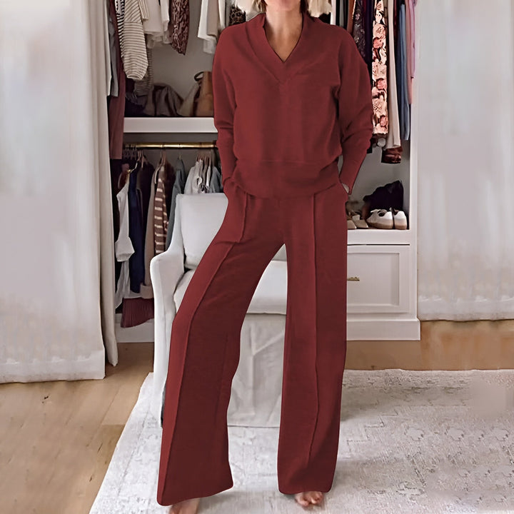 Ellinor™ | Stilfuldt behageligt loungewear sæt