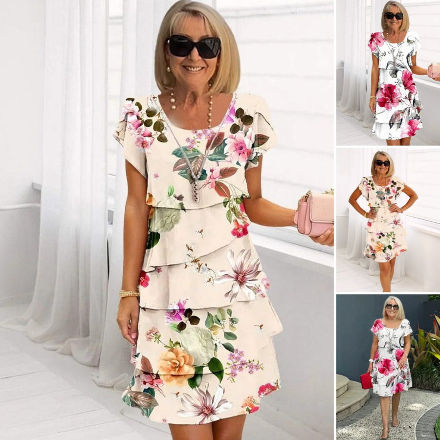 Asta™ | Yndig Blomsterkjole med Elegance