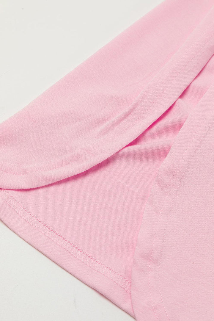 Emma™ | Maxi T-shirt Kjole med V-hals, Slids og Lommer